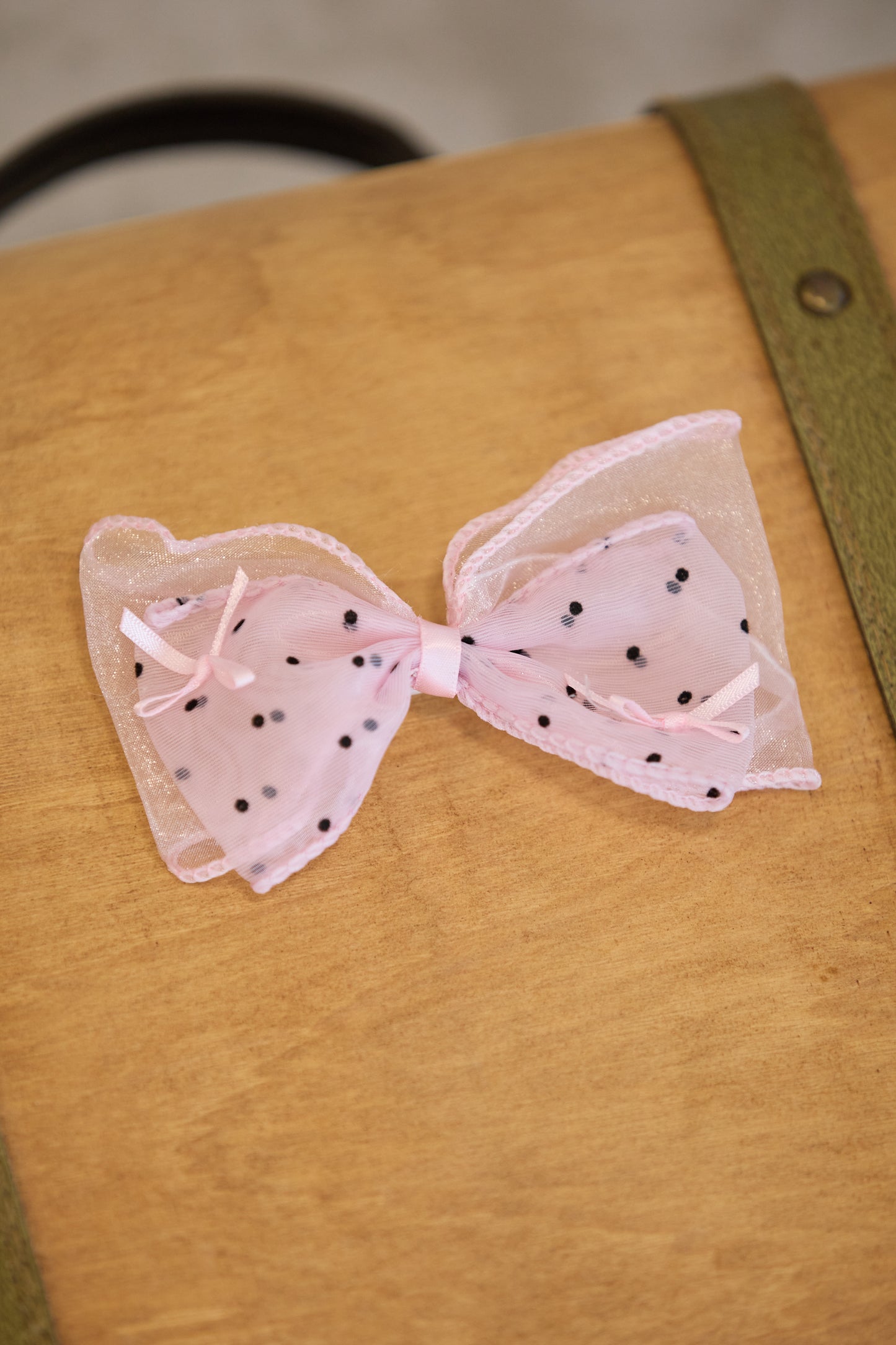 【即納】Big Ribbon Hair Pin / ビッグリボンヘアピン
