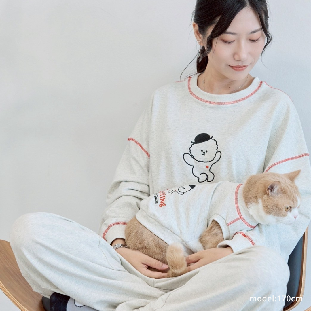 【即納】"King Of Dog" Long Sleeves T-Shirt for Owner / 「King Of Dog」ロングTシャツ for Owner
