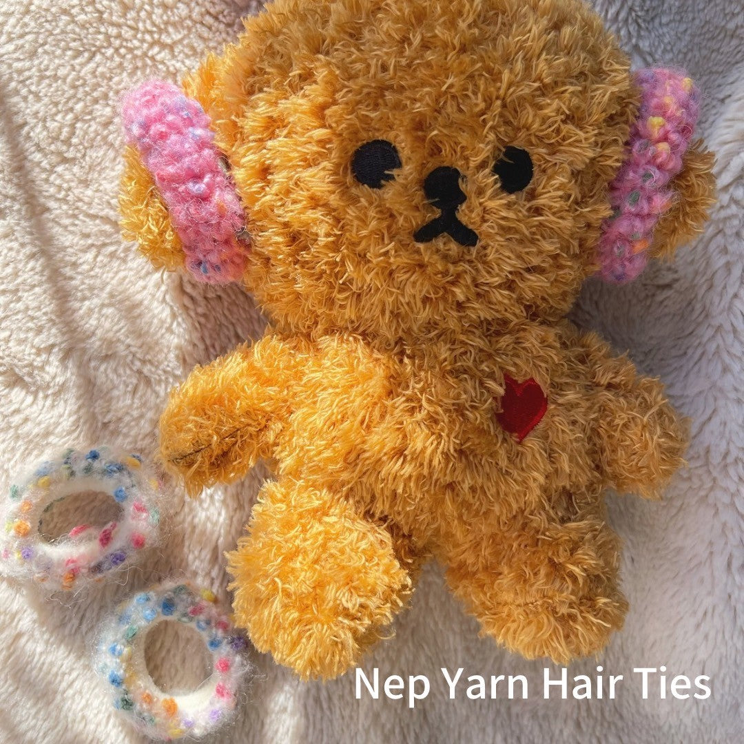【Candy Series / 即納】Nep yarn hair ties / ネップヤーンヘアゴム
