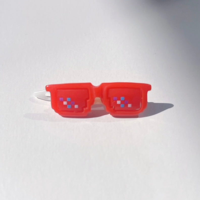 【即納】Mosaic Glasses Hair Pin / モザイクグラスヘアピン