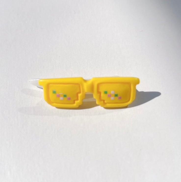 【即納】Mosaic Glasses Hair Pin / モザイクグラスヘアピン
