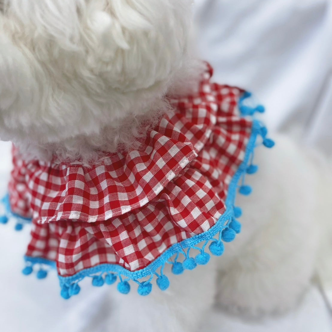 【Candy Series / 即納】Pop Gingham Cape / ポップキンガムケープ