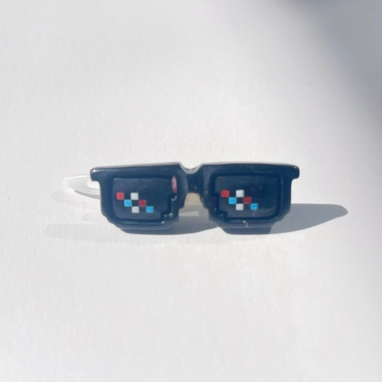 【即納】Mosaic Glasses Hair Pin / モザイクグラスヘアピン