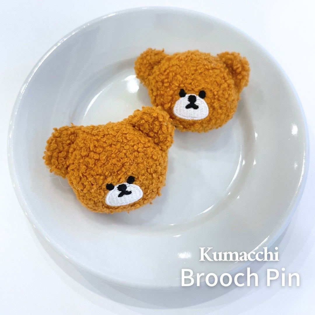 【即納】"Kumacchi" Brooch / くまっちブローチ