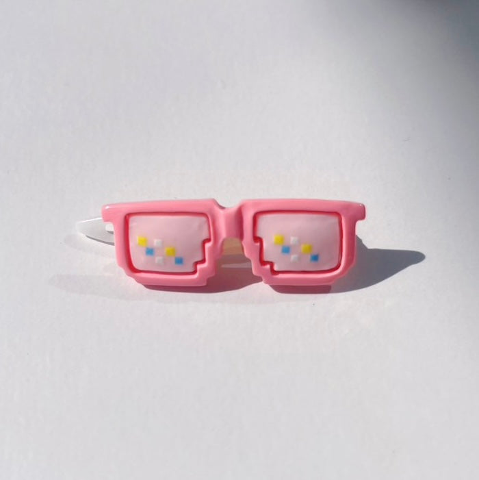【即納】Mosaic Glasses Hair Pin / モザイクグラスヘアピン