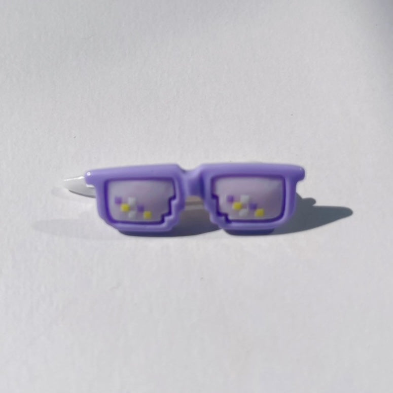 【即納】Mosaic Glasses Hair Pin / モザイクグラスヘアピン