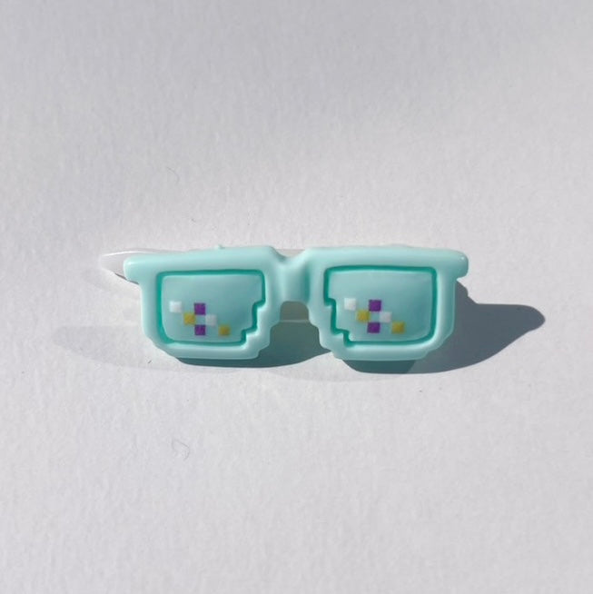 【即納】Mosaic Glasses Hair Pin / モザイクグラスヘアピン