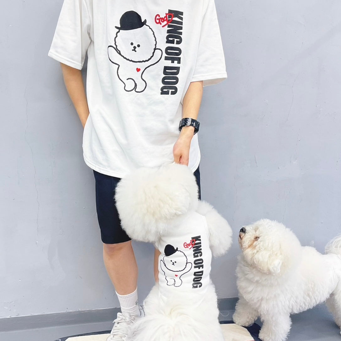 【即納】"King Of Dog" T-Shirts for Owner / 「King Of Dog」Tシャツ for Owner