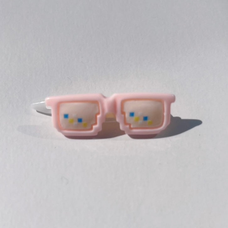 【即納】Mosaic Glasses Hair Pin / モザイクグラスヘアピン