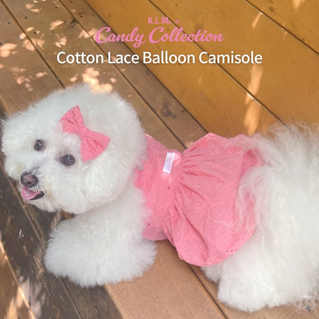 【Candy Series / 即納商品】Cotton Lace Balloon Camisole / コットンレースバルーンキャミ
