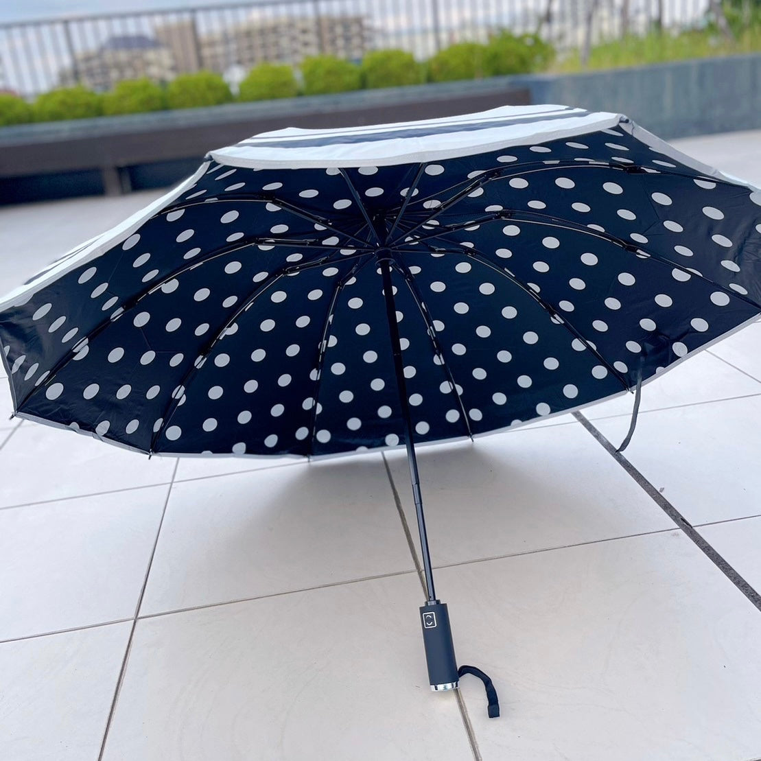 【New】"Bichon Frise" UV Folding Umbrella / 「ビションフリーゼ」晴雨兼用折りたたみ傘