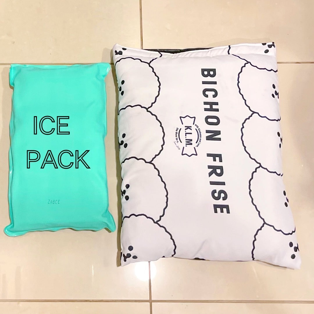 【Pre-Order】"Bichon Frise" Cooling Big Pouch / 「ビションフリーゼ」クーリングビッグポーチ