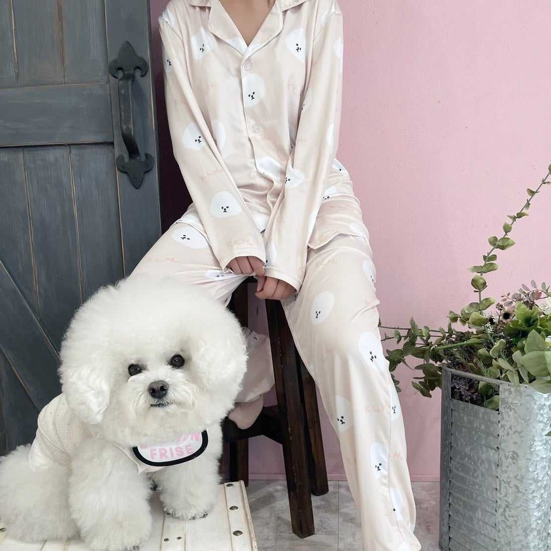 【予約商品】Bichon Frise Pajamas / ビションフリーゼパジャマ