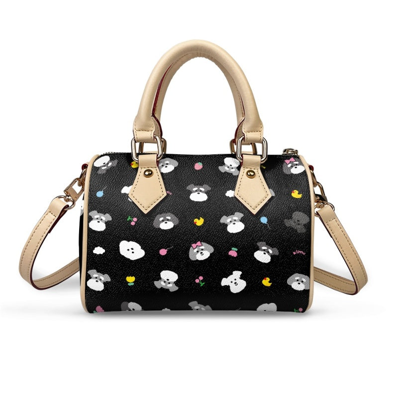 【 予約商品】"KLMuCCo" Random Face Mini Boston Bag / ランダムフェイスミニボストンバッグ