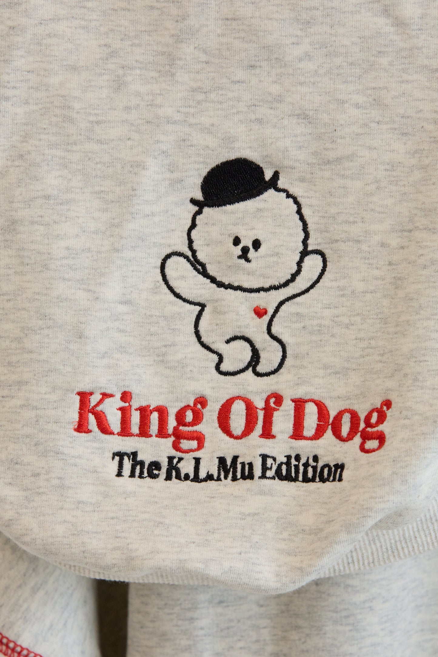 【即納】"King Of Dog" Sweat Tank Top for Pet / 「King Of Dog」スウェットタンクトップ for Pet