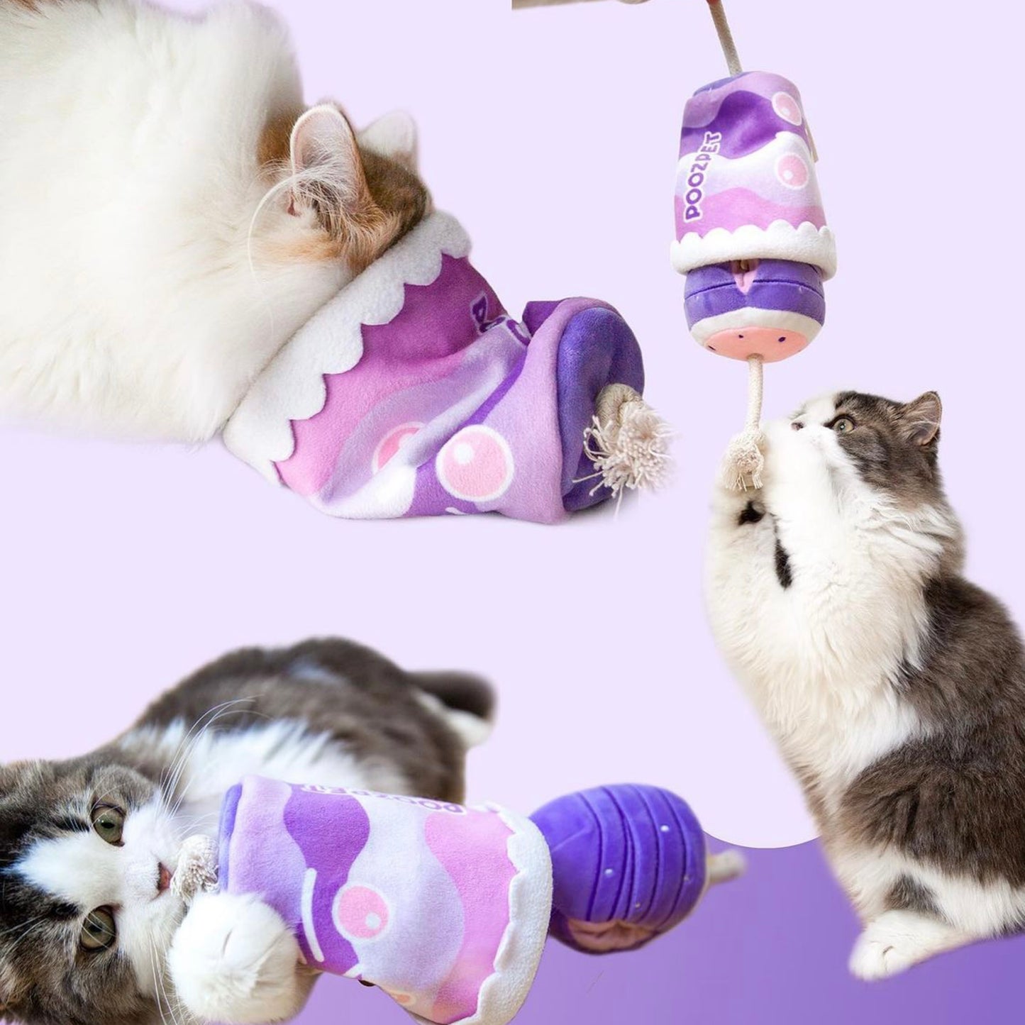 Snuffle Toy "TARO MILK TEA" / ノーズワークオモチャ「タロイモミルクティ」