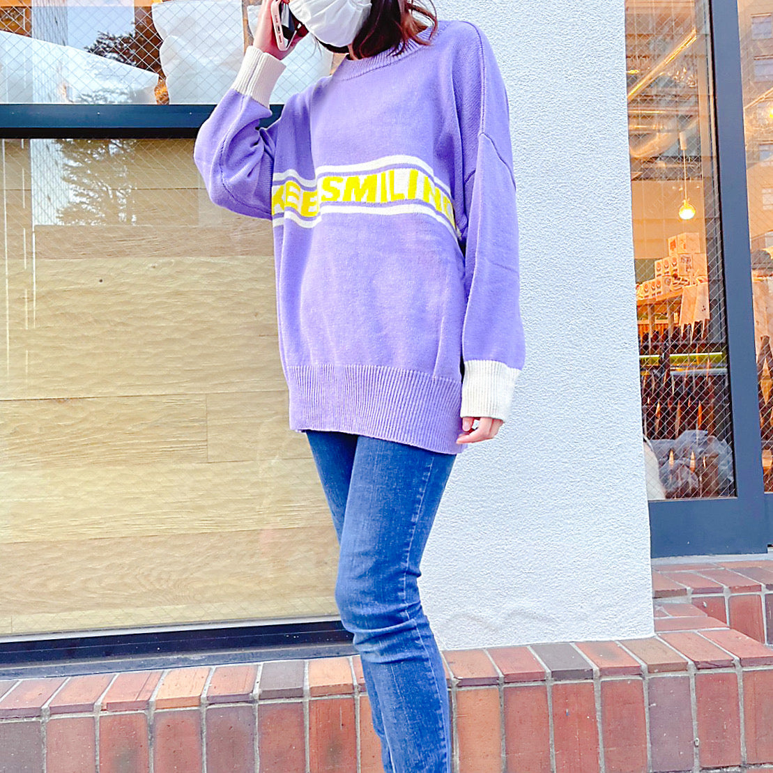 【 即納】"Keep Smiling" Knit for owner / オーナー用「キプスマ」ニット