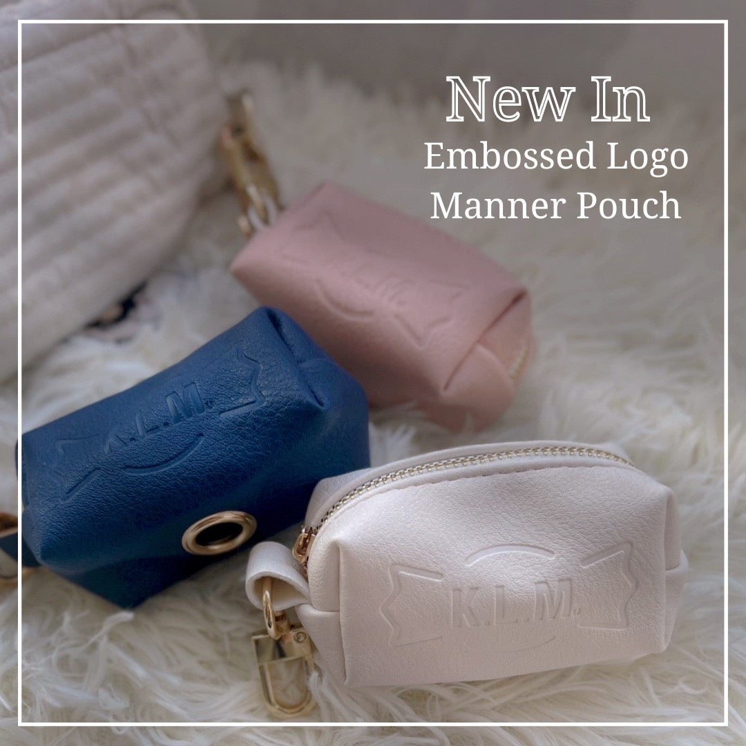 【即納】Embossed Logo Manner Pouch / エンボスロゴマナーポーチ