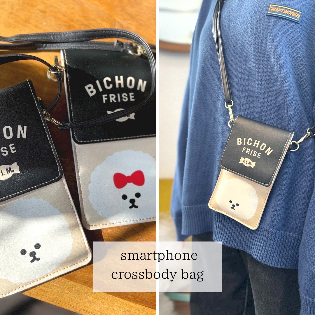 【即納】Bichonfrise Smartphone Bag / ビションフリーゼスマホバッグ