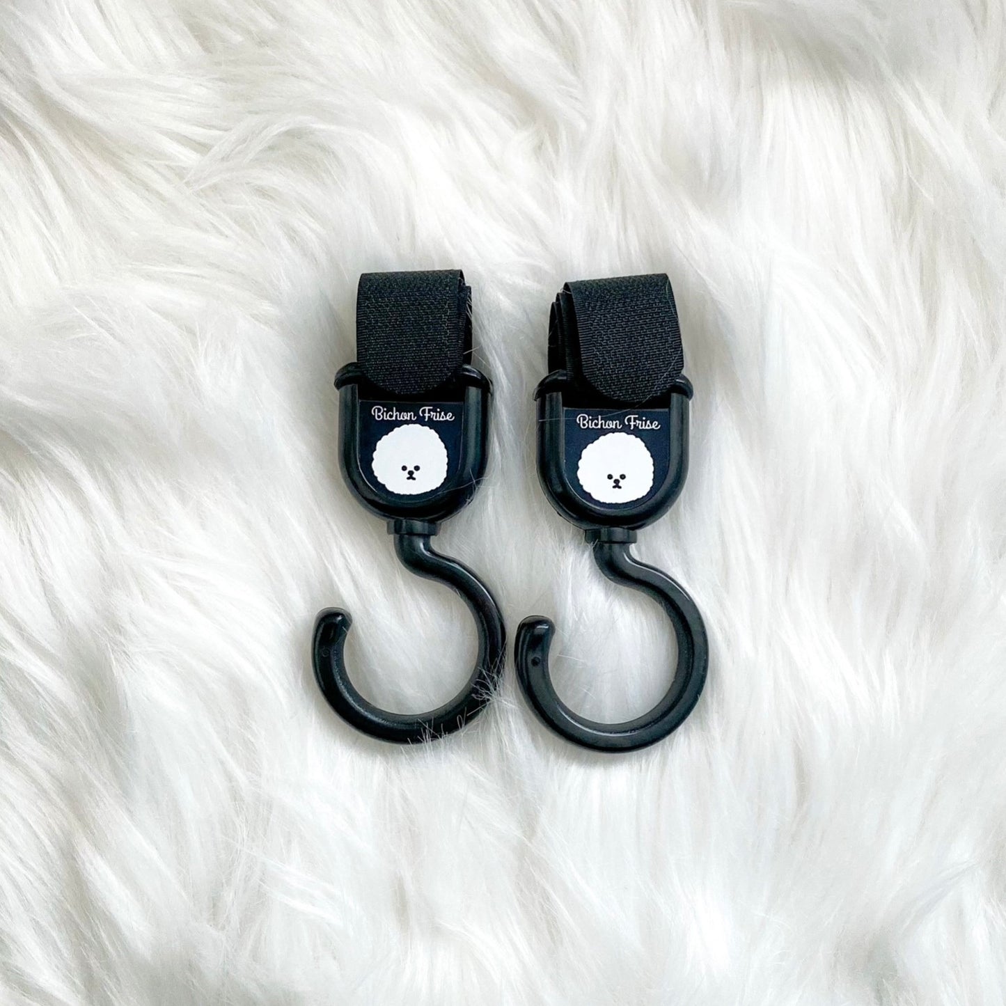 【即納】"KLMuCCo" Stroller Hooks (Black) / バギーフック(ブラック)