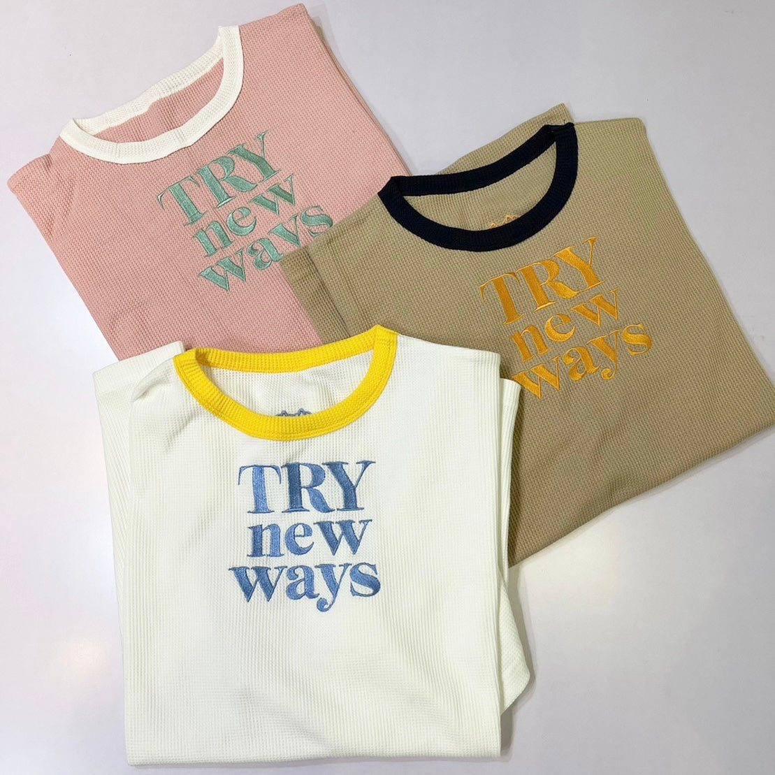 【 即納】Waffle T-shirt for owner / ワッフルTシャツ for owner
