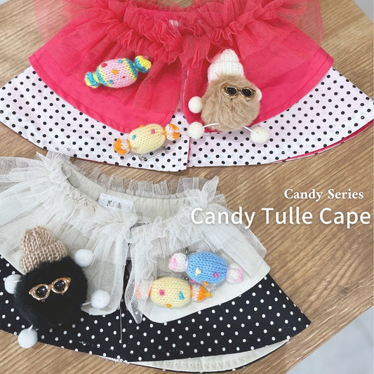 【Candy Series】Candy Tulle Cape / キャンディチュールケープ