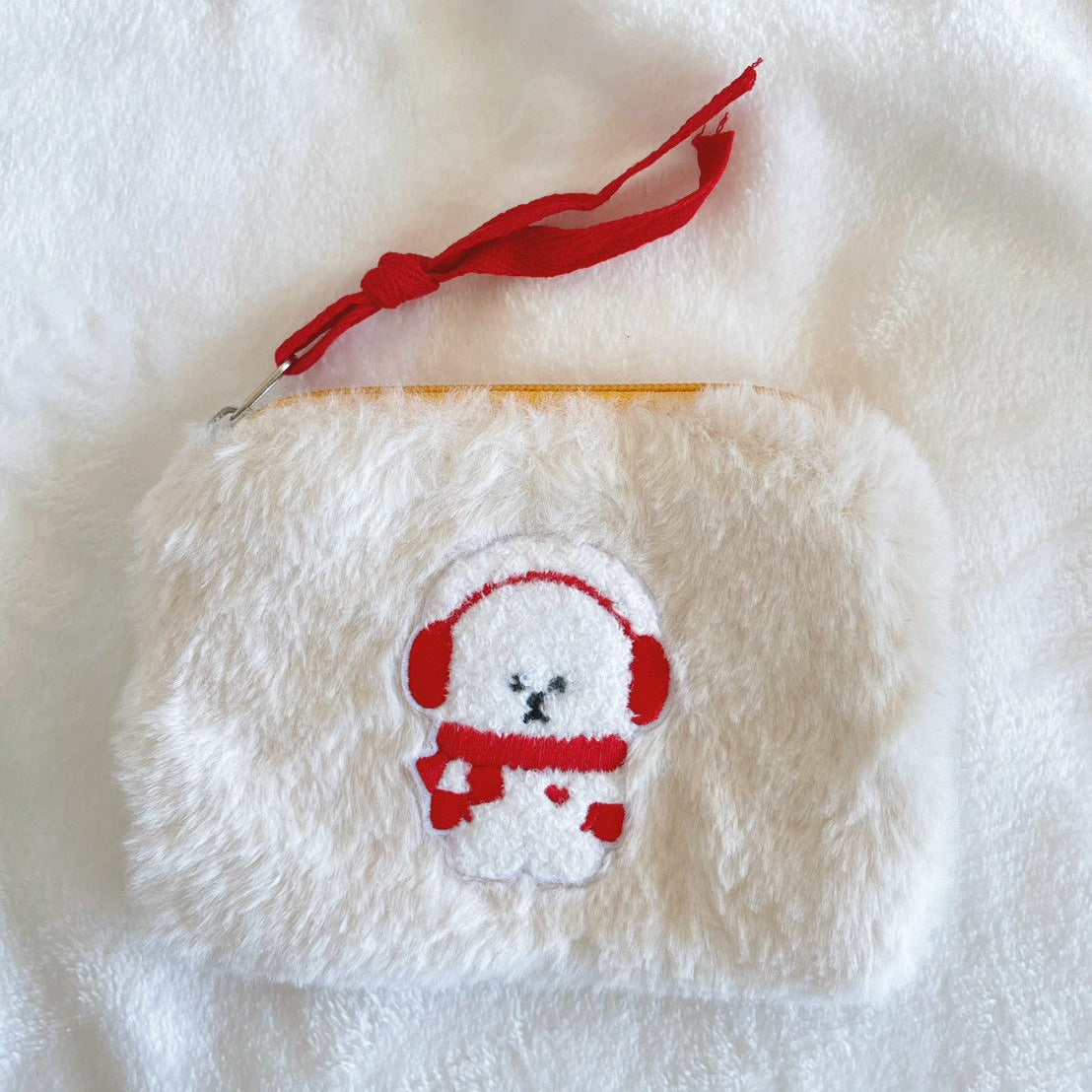 【即納】Color Fur Pouch / カラーファーポーチ