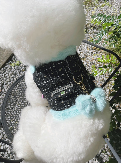 【Candy Series / 即納】Tweed Color Fur Wear Harness / ツイードカラーファーウェアハーネス
