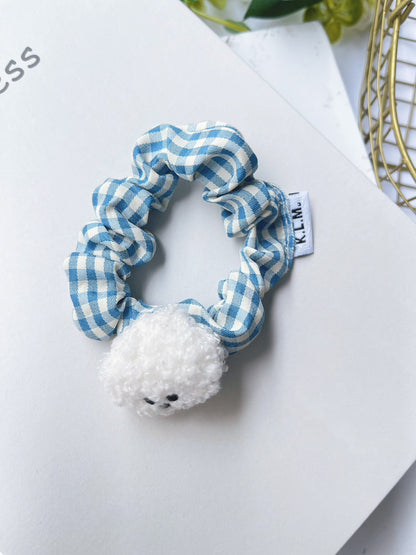 【即納】Mr. Klmu's Gingham Hair Tie / くるむくんギンガムミニシュシュ