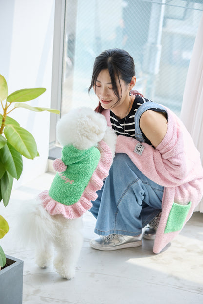 【即納】"Sundays" Knit Cape for Pet / 「Sundays」ニットケープ