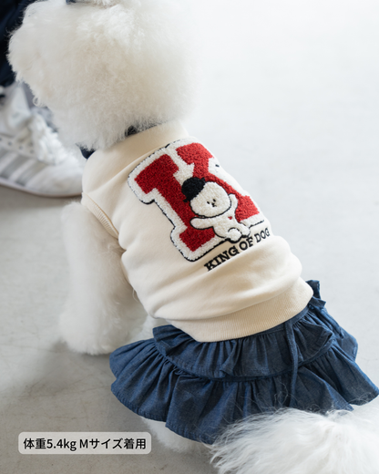 【即納】Denim Frill Skirt / デニムフリルスカート
