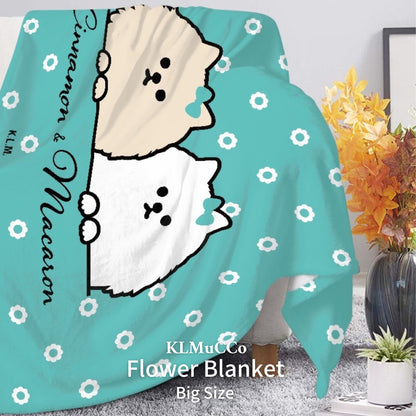 【予約商品】"KLMuCCo" Flower Blanket / 「くるむっ子」フラワーブランケット