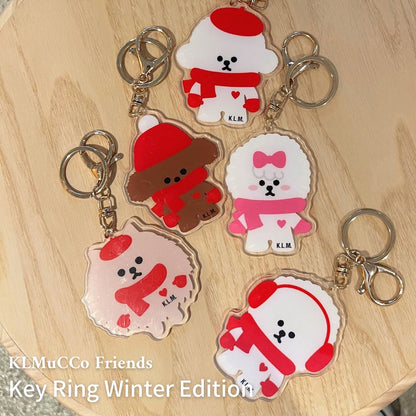 【即納】"KLMuCCo Friends" Key Ring Winter Edition / 冬季限定キーホルダー