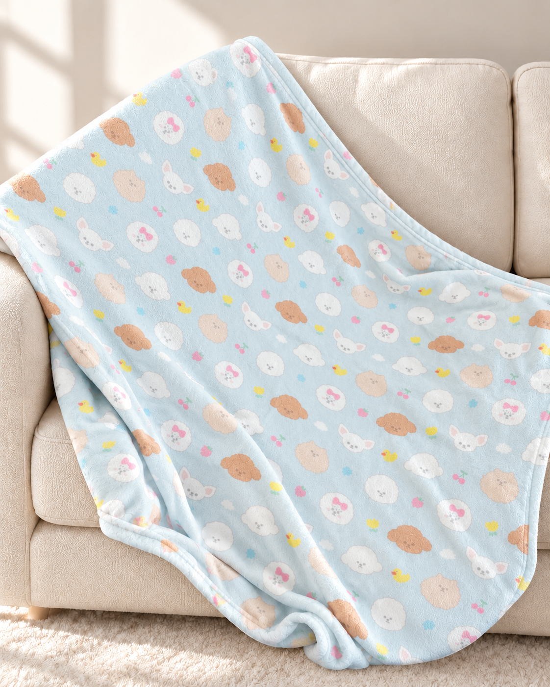 【即納】"KLMuCCo" Soft Pattern Blanket / ソフトパターンブランケット