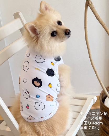 【 即納】Random Face Cooling Touch Tank Top / クーリングタッチタンクトップ