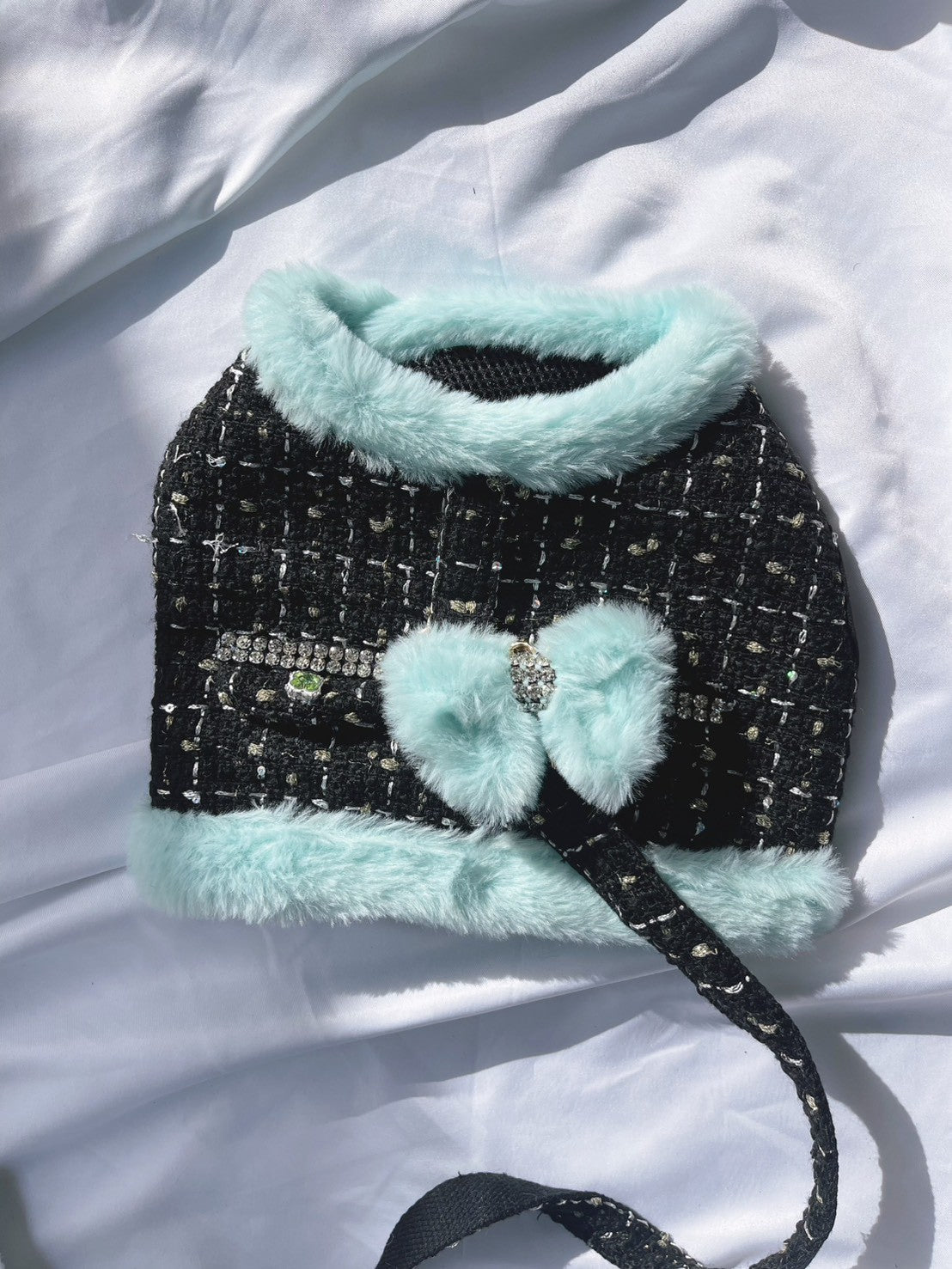 【Candy Series / 即納】Tweed Color Fur Wear Harness / ツイードカラーファーウェアハーネス