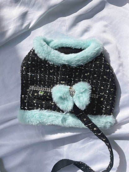 【Candy Series / 即納】Tweed Color Fur Wear Harness / ツイードカラーファーウェアハーネス