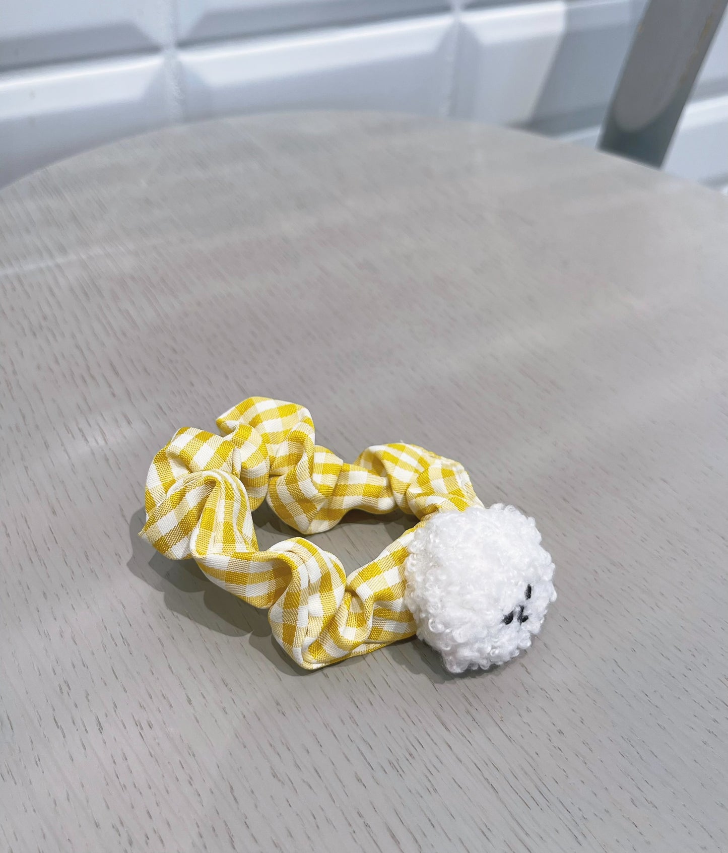 【即納】Mr. Klmu's Gingham Hair Tie / くるむくんギンガムミニシュシュ