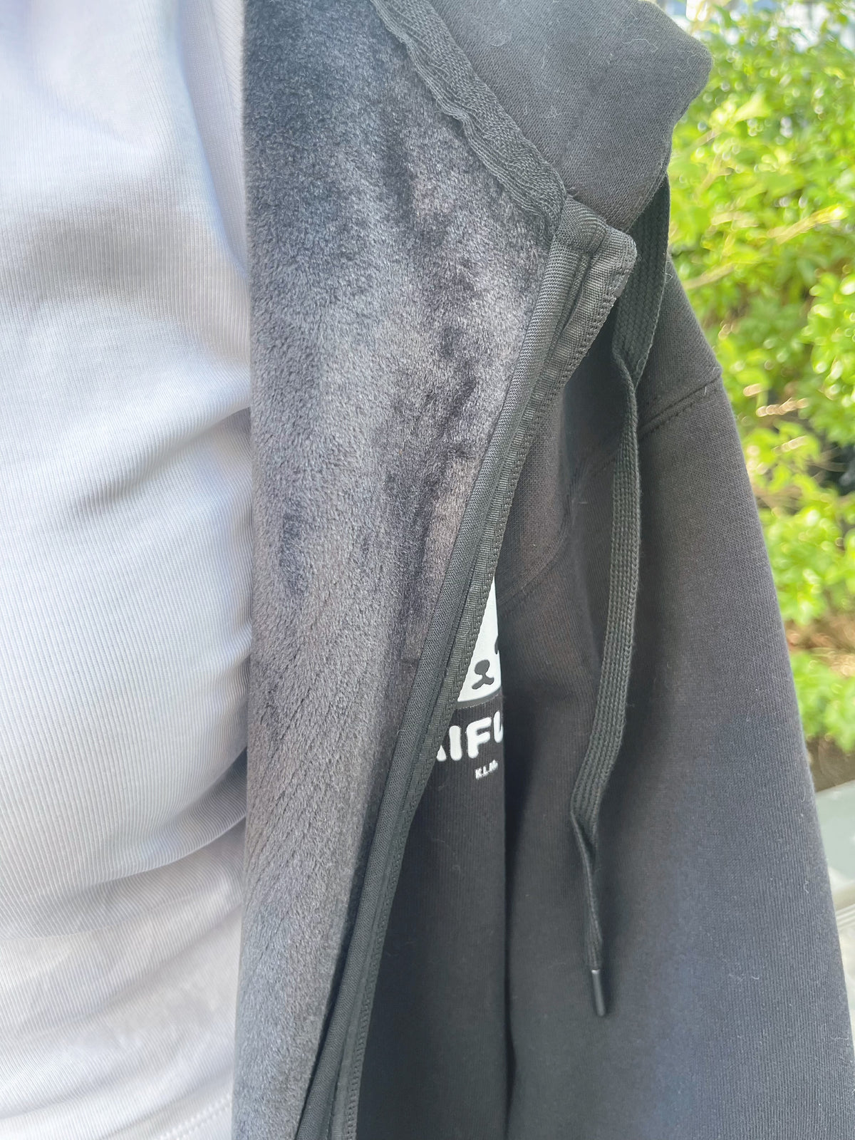 【予約商品】"KLMuCCo" Warm Zip-Up Hoodie / カスタム裏起毛ジップパーカー