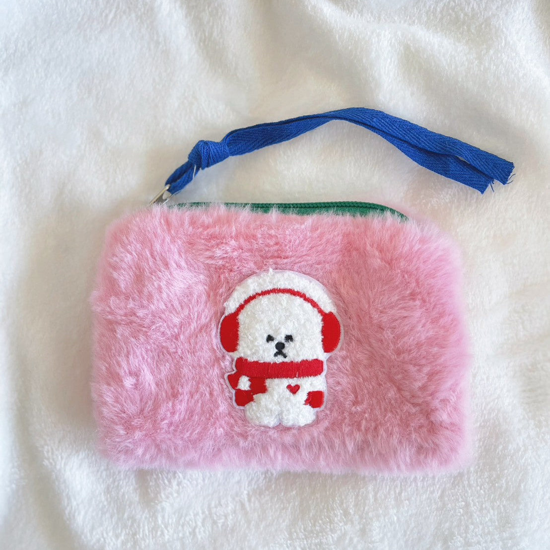 【即納】Color Fur Pouch / カラーファーポーチ