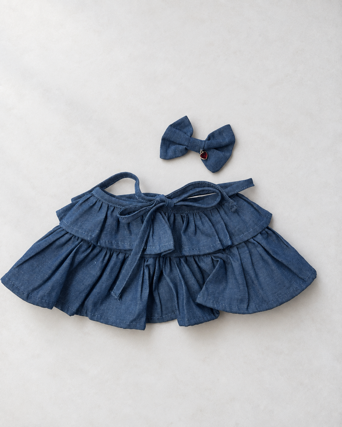 【即納】Denim Frill Skirt / デニムフリルスカート
