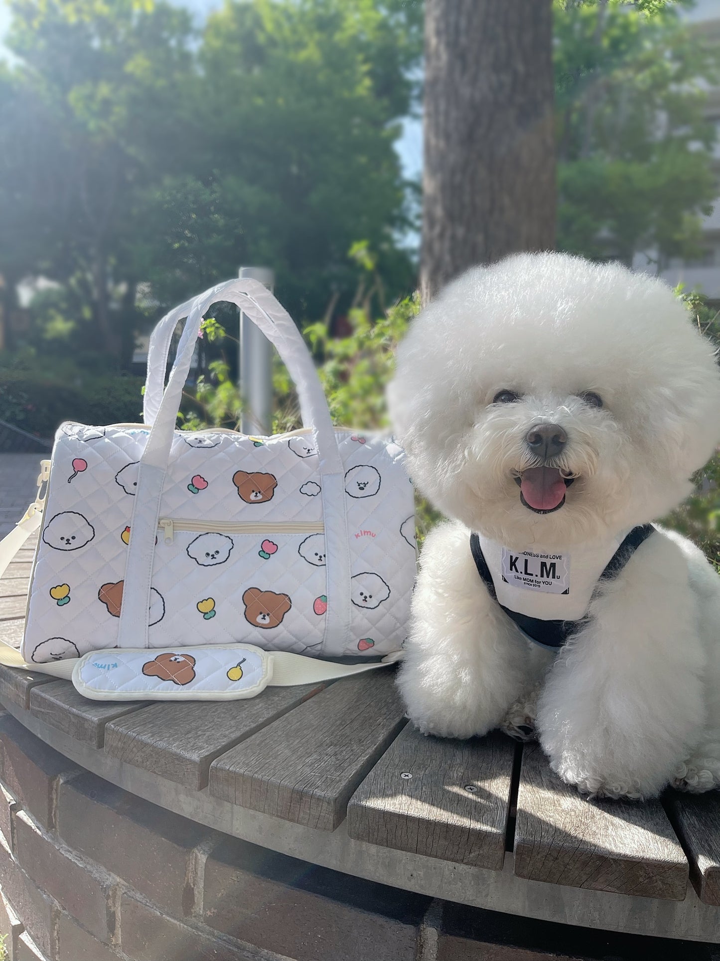 【予約商品】Random Face Quilting Travel Bag / ランダムフェイスキルティングトラベルバッグ