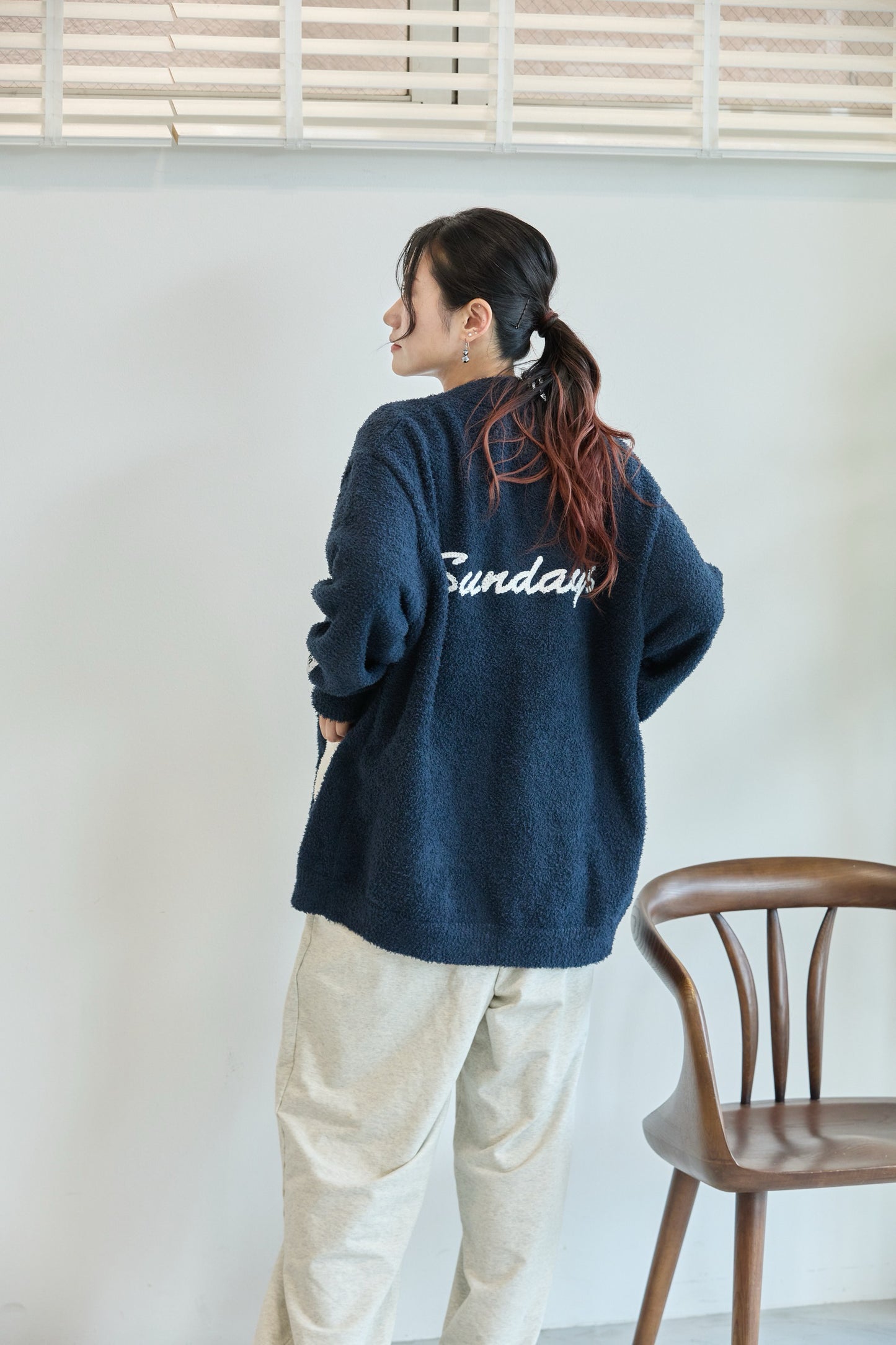 【即納】"Sundays" Knit Cardigan / 「Sundays」ニットカーディガン