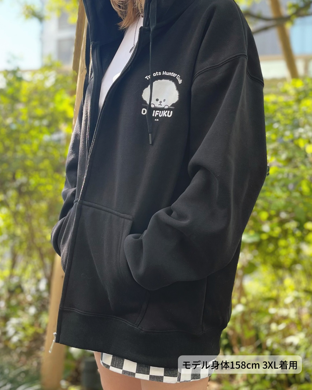 【予約商品】"KLMuCCo" Warm Zip-Up Hoodie / カスタム裏起毛ジップパーカー