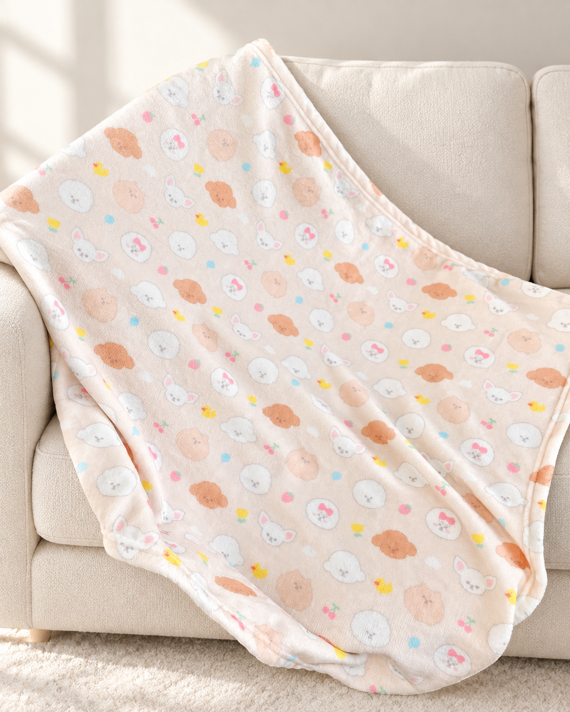 【即納】"KLMuCCo" Soft Pattern Blanket / ソフトパターンブランケット