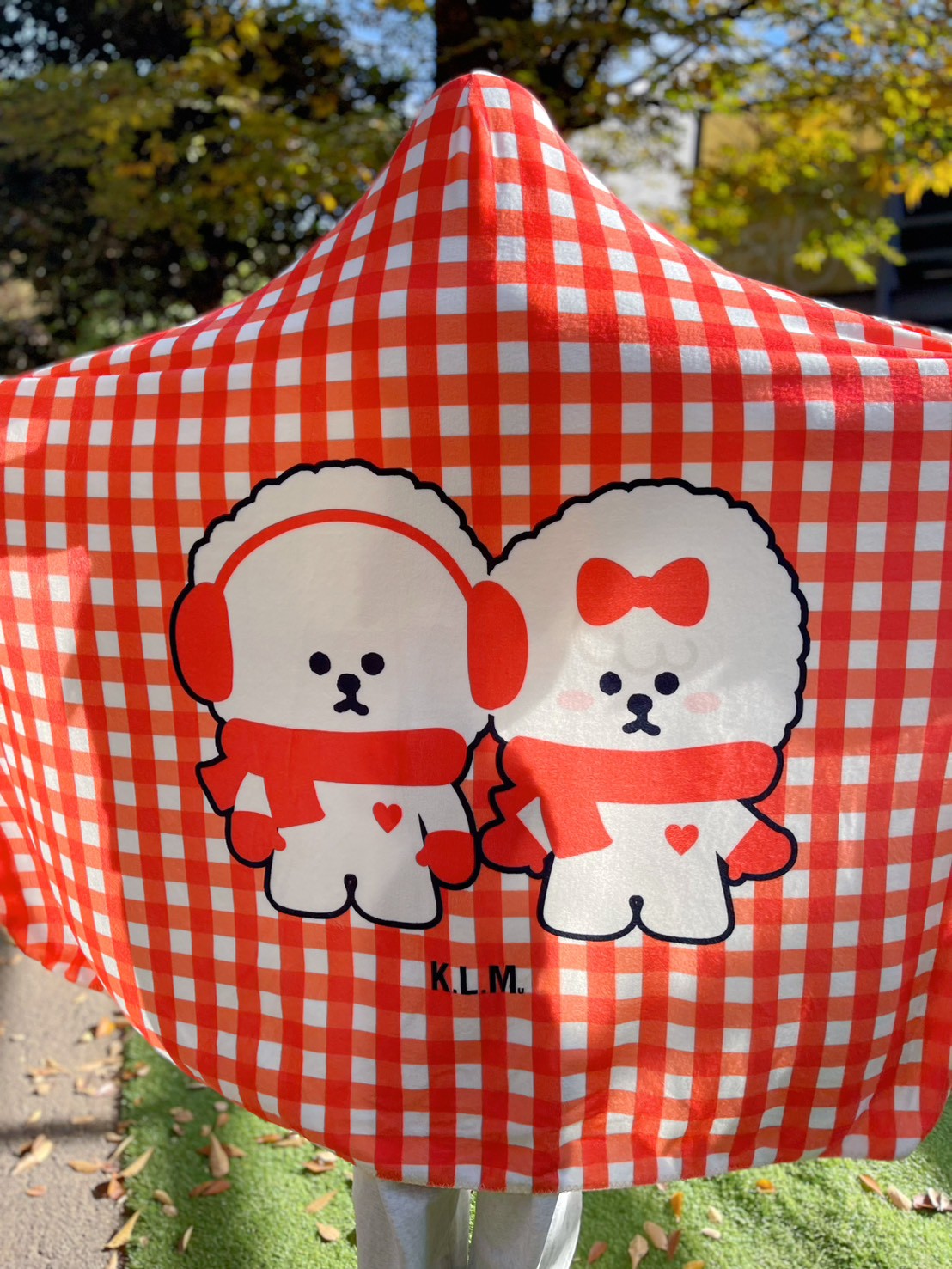 【即納】KLMuCCo Friends Hooded Blanket / フード付きブランケット