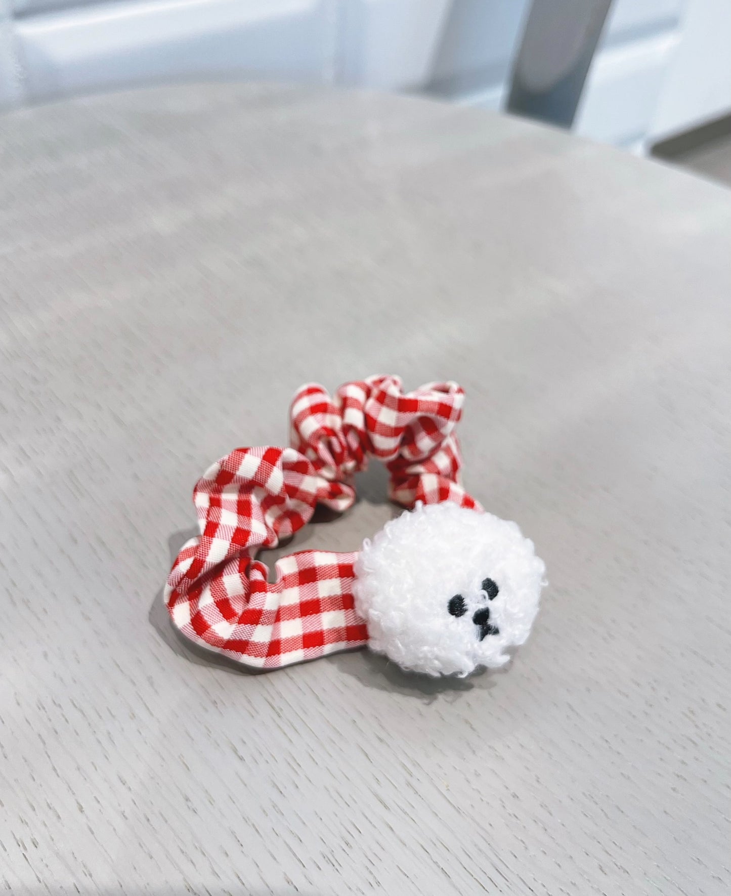 【即納】Mr. Klmu's Gingham Hair Tie / くるむくんギンガムミニシュシュ
