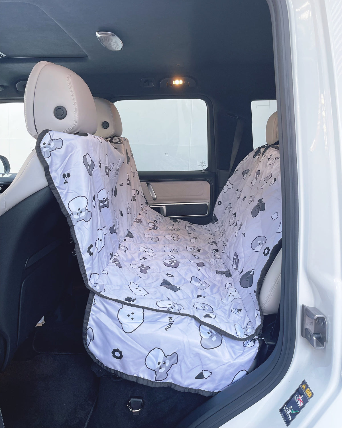 【予約商品】Random Face Quilting Car Seat Cover / ランダムフェイスキルティングカーシートカバー