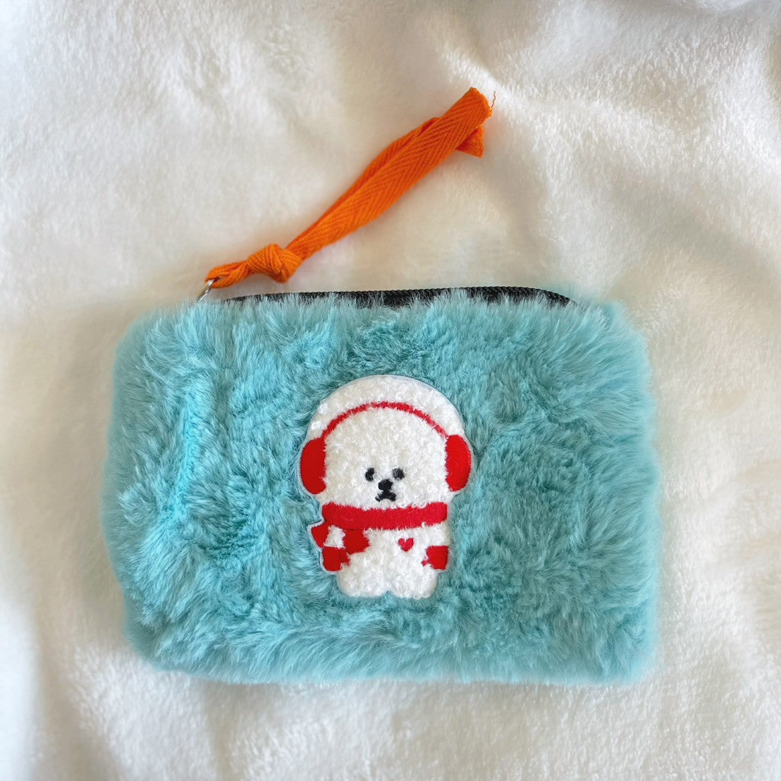 【即納】Color Fur Pouch / カラーファーポーチ