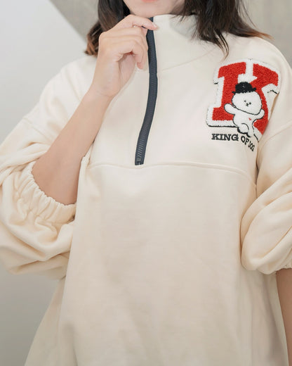 【即納】"King Of Dog" Half-Zip Pullover for Owner / 「King Of Dog」ハーフジッププルオーバー for Owner
